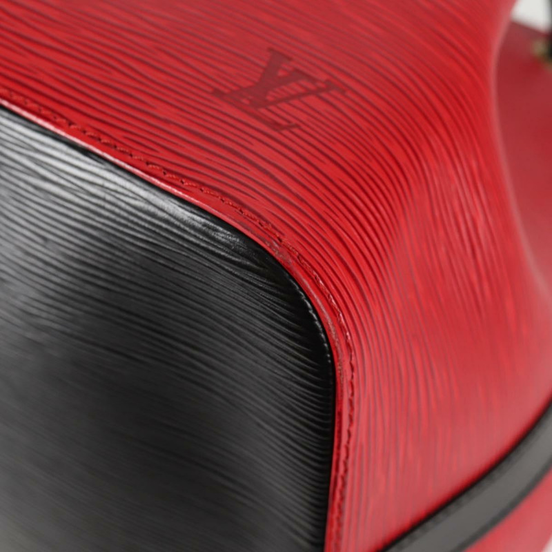 【日本直送】路易威登 Epi Petit Noe 雙色肩背包 黑紅 M44017 正品 122033V-14