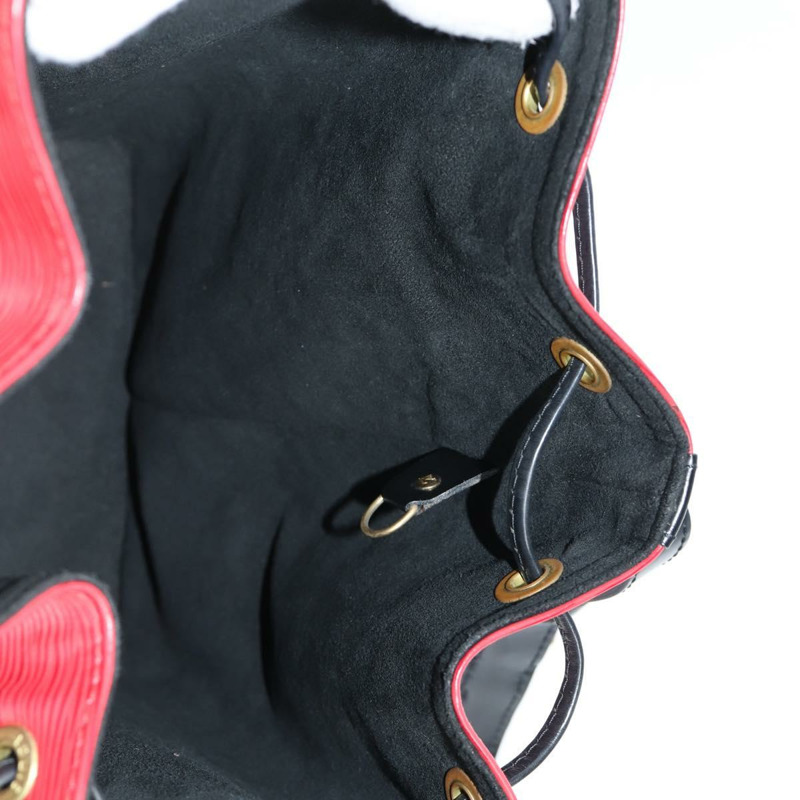 【日本直送】路易威登 Epi Petit Noe 雙色肩背包 黑紅 M44017 正品 122033V-18