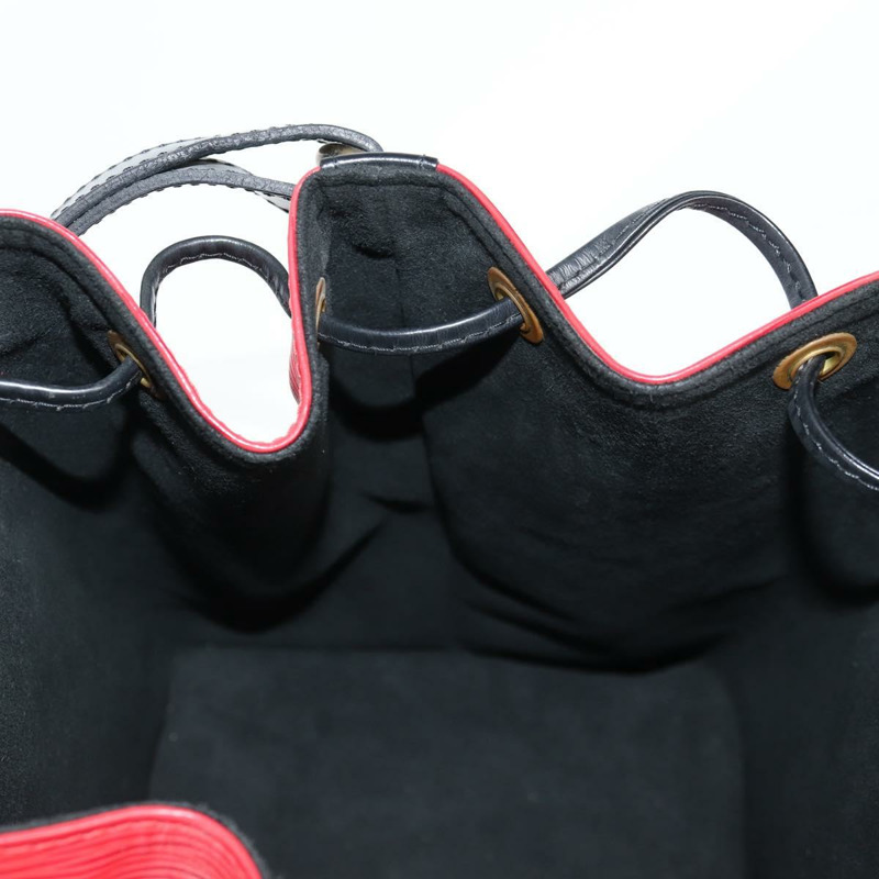 【日本直送】路易威登 Epi Petit Noe 雙色肩背包 黑紅 M44017 正品 122033V-19