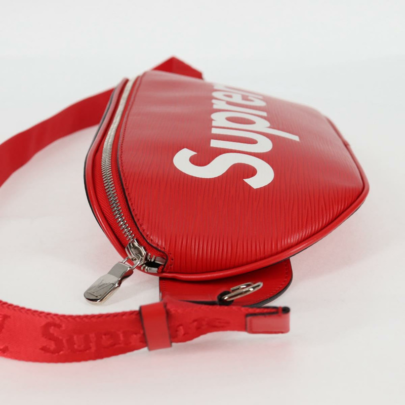 【日本直送】路易威登 Epi LV × Supreme 聯名腰包 PM 斜背包 紅色 M53418 LV 正品 yk18136SM-2