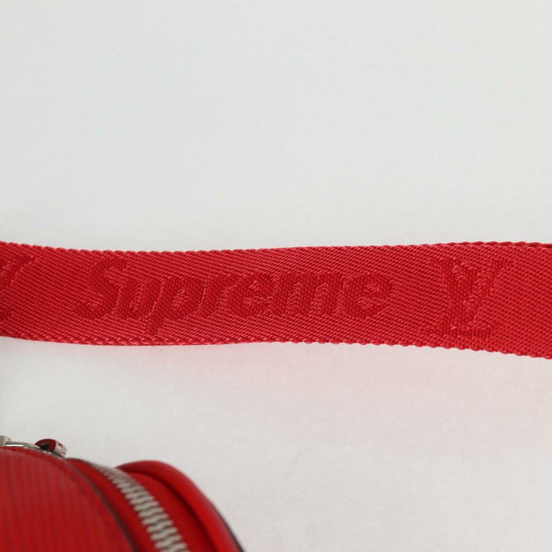【日本直送】路易威登 Epi LV × Supreme 聯名腰包 PM 斜背包 紅色 M53418 LV 正品 yk18136SM-13