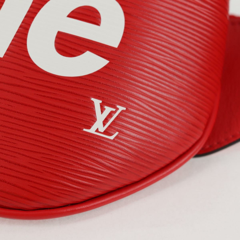 【日本直送】路易威登 Epi LV × Supreme 聯名腰包 PM 斜背包 紅色 M53418 LV 正品 yk18136SM-18
