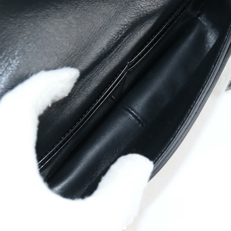 【日本直送】Salvatore Ferragamo Gancini 單肩包，漆皮，黑色，正品 ar13607V-10