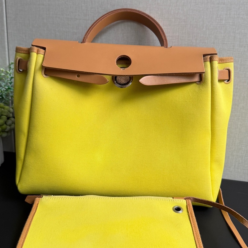 Hermes/愛馬仕 Herbag Y刻 31cm  少鎖鑰匙-0
