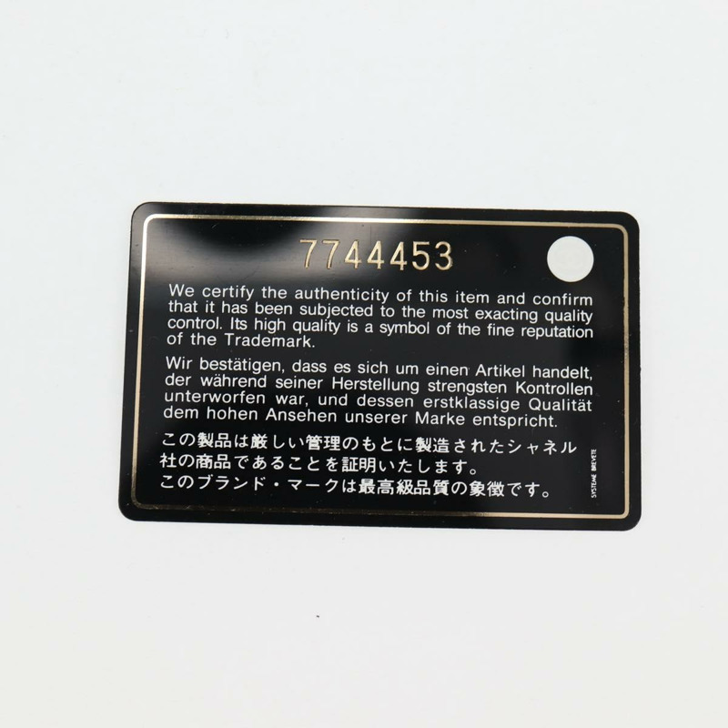 【日本直送】香奈兒黑色斜紋軟呢手拿包，金色雙C標誌，正品編號124606SAV-10