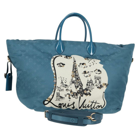 路易威登 Cruise Line Cabas Nouvelle Vague 手袋 藍色 M94091 LV 正品 125266SAV