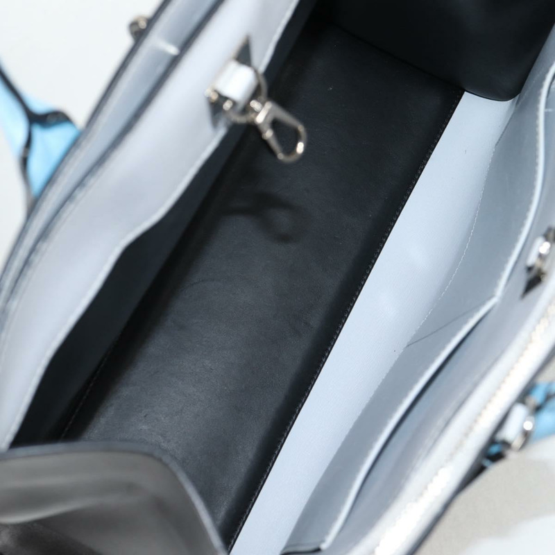 【日本直送】路易威登 City Steamer MM 手袋，小牛皮，黑色/灰色，M42435，LV 正品，BA2906V-9