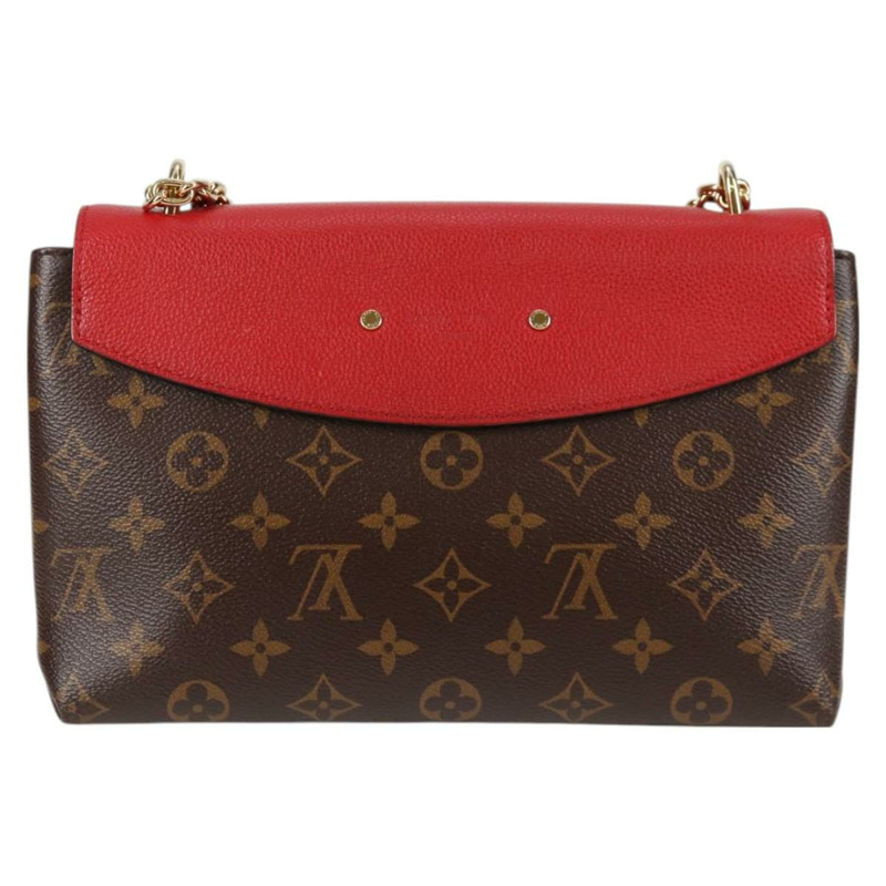 【日本直送】路易威登 Monogram Sun Placide 紅色肩背包 M43713 LV 正品 BA2903M-1