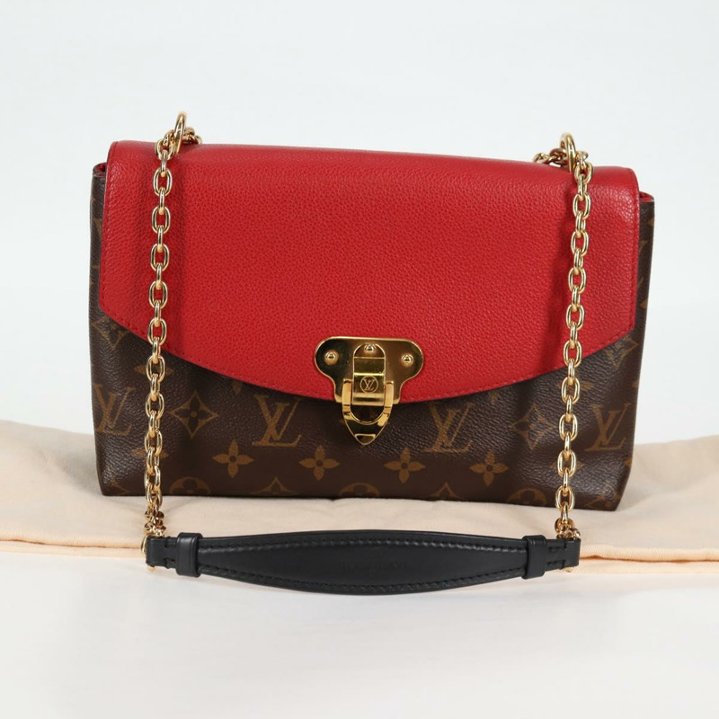 【日本直送】路易威登 Monogram Sun Placide 紅色肩背包 M43713 LV 正品 BA2903M-11