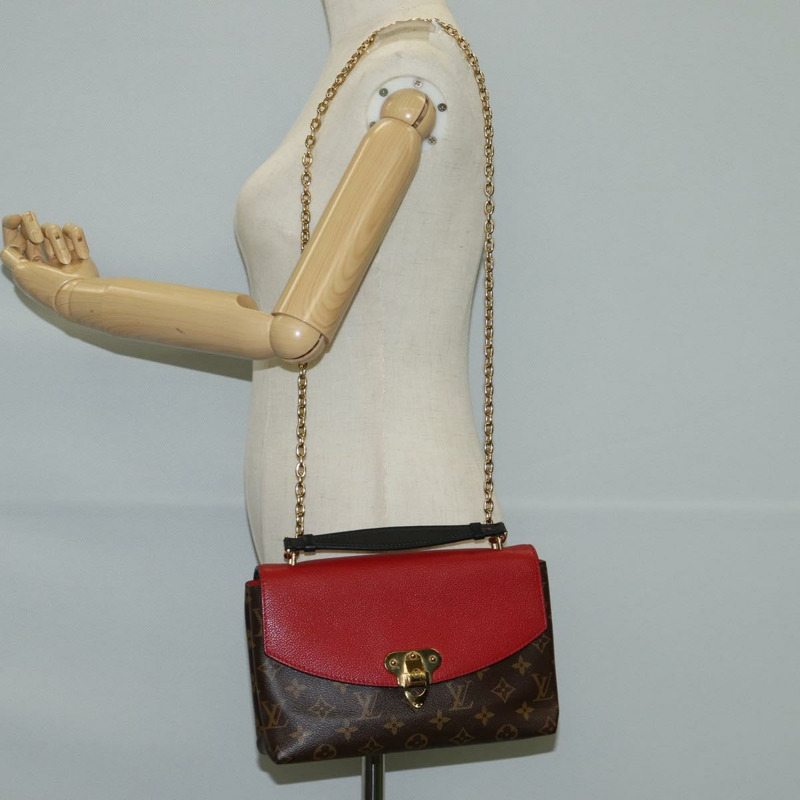 【日本直送】路易威登 Monogram Sun Placide 紅色肩背包 M43713 LV 正品 BA2903M-25