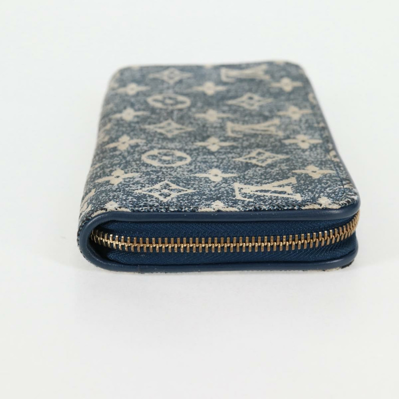 【日本直送】路易威登 Monogram Jaguar Zippy 錢包 藍色 M81226 LV Auth 127708V-3