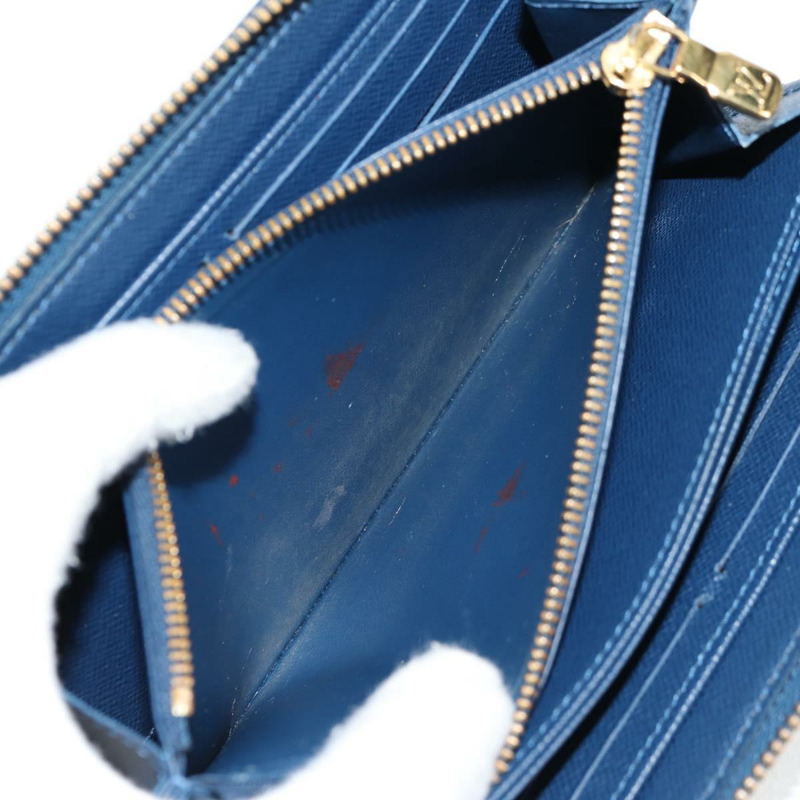 【日本直送】路易威登 Monogram Jaguar Zippy 錢包 藍色 M81226 LV Auth 127708V-10