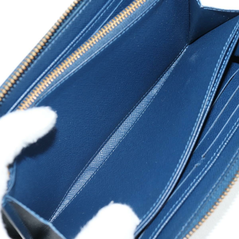 【日本直送】路易威登 Monogram Jaguar Zippy 錢包 藍色 M81226 LV Auth 127708V-17