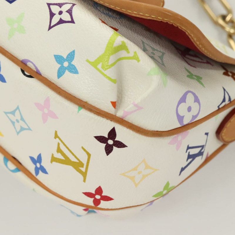 【日本直送】路易威登 Monogram Multicolor Patty 肩包 白色 M40305 正品 127416SAV-14
