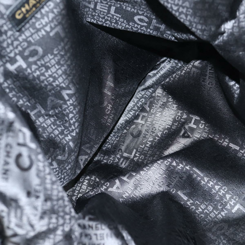 【日本直送】香奈兒 (CHANEL) 女童香奈兒外套單肩包斜紋軟呢黑白 CC 正品 126244SAV-9