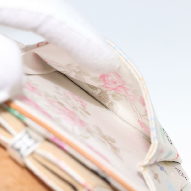 【日本直送】路易威登 Monogram Multicolor Abelia 手袋 緞面白 M92936 LV Auth sw895SAV-20