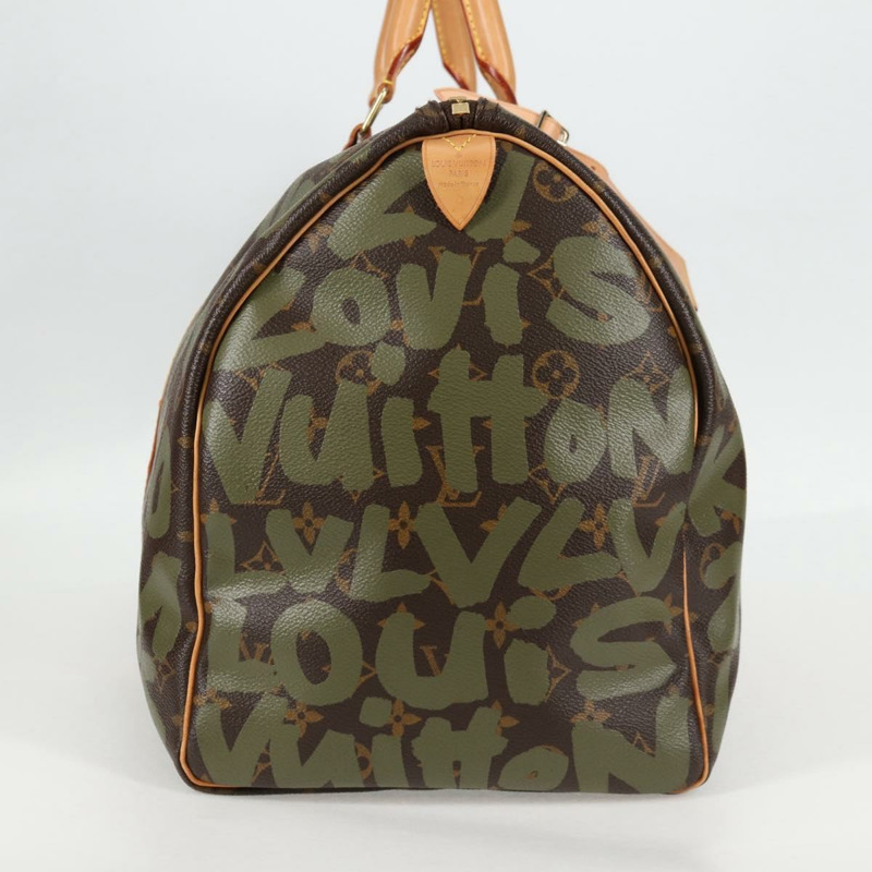 【日本直送】路易威登 Monogram Graffiti Keepall 50 波士頓包 卡其色 M92196 正品 126567SM-3