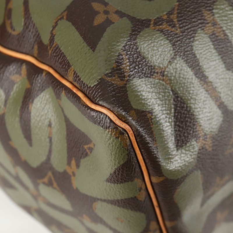 【日本直送】路易威登 Monogram Graffiti Keepall 50 波士頓包 卡其色 M92196 正品 126567SM-8