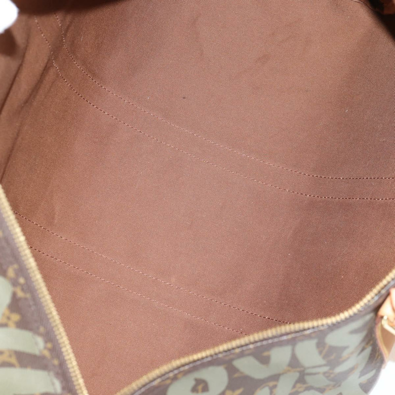 【日本直送】路易威登 Monogram Graffiti Keepall 50 波士頓包 卡其色 M92196 正品 126567SM-9