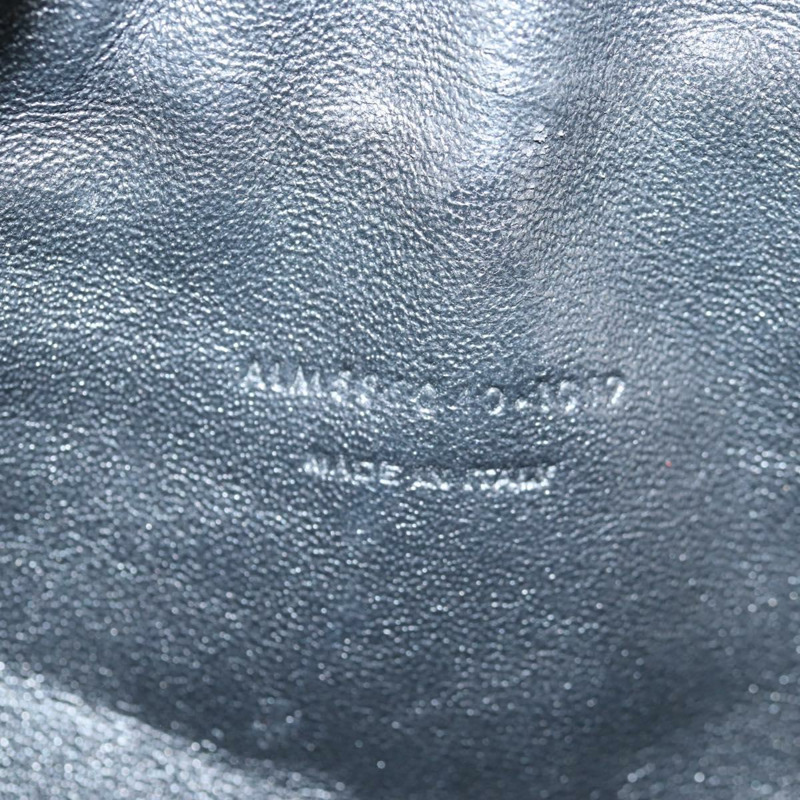 【日本直送】SAINT LAURENT Chain Lou 迷你單肩包，黑色金色皮革，正品 yk18547SAM-11