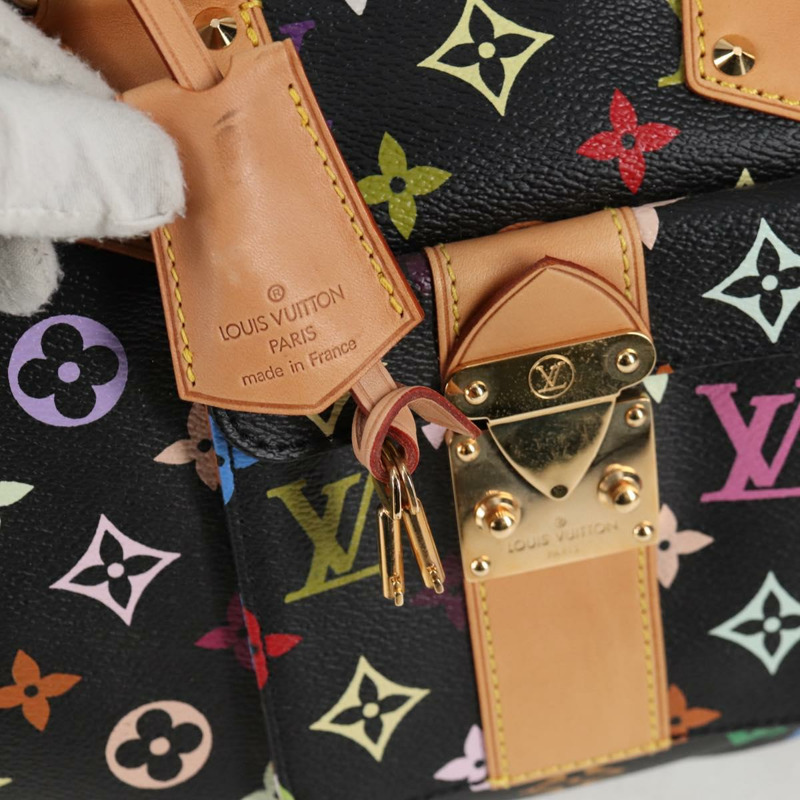 【日本直送】路易威登 Monogram Multicolor Speedy 30 手提包 黑色 M92642 正品 125838SAV-8