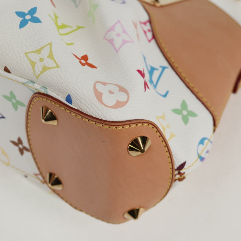 【日本直送】路易威登 Monogram Multicolor Judy PM 單肩包 白色 M40257 正品 BA3564SAV-14