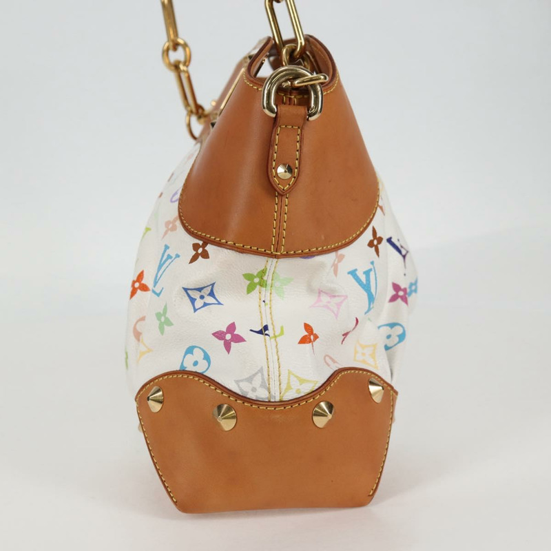 【日本直送】路易威登 Monogram Multicolor Judy MM 手提包 2Way 白 M40255 LV 正品 BA3511SAV-3