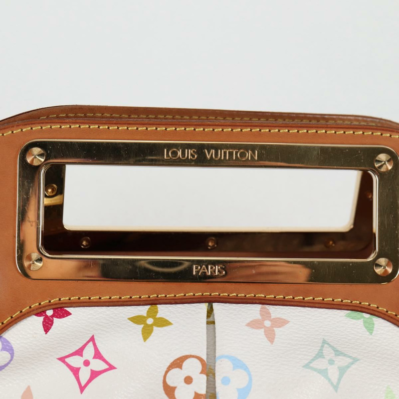 【日本直送】路易威登 Monogram Multicolor Judy MM 手提包 2Way 白 M40255 LV 正品 BA3511SAV-9