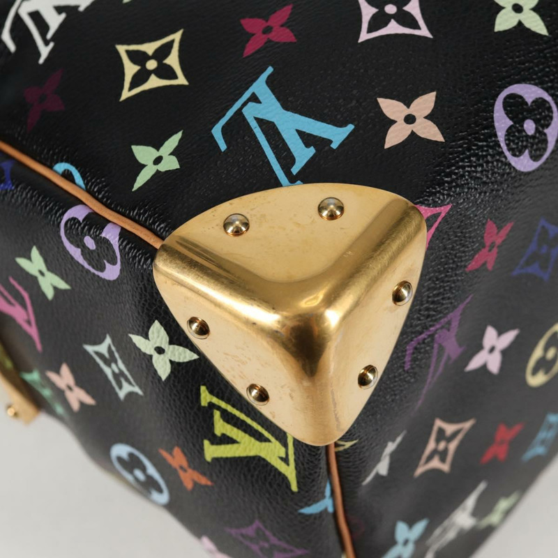 【日本直送】路易威登 Monogram Multicolor Speedy 30 手提包 黑色 M92642 正品 128856SAV-14