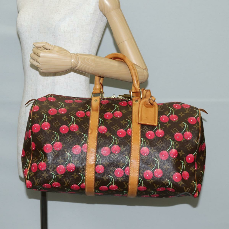 【日本直送】路易威登 Monogram Cherry Keepall 45 波士頓包 M95011 LV Auth MX506V-21