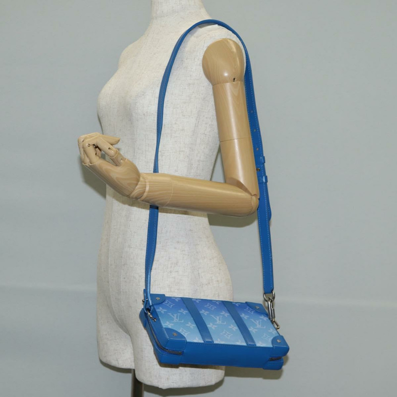 【日本直送】路易威登 Monogram Clouds 軟旅行箱錢包包 藍色 M45432 LV 正品 128464SAM-26