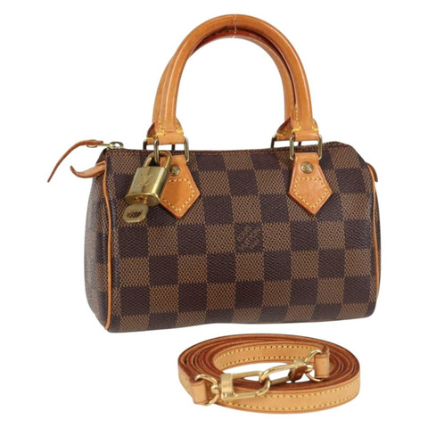 路易威登 Damier Ebene 迷你 Speedy 手提包 SPO N41536 LV 正品 131209SV