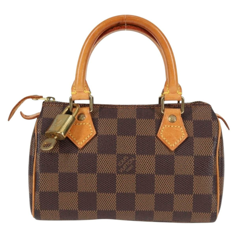【日本直送】路易威登 Damier Ebene 迷你 Speedy 手提包 SPO N41536 LV 正品 131209SV-12