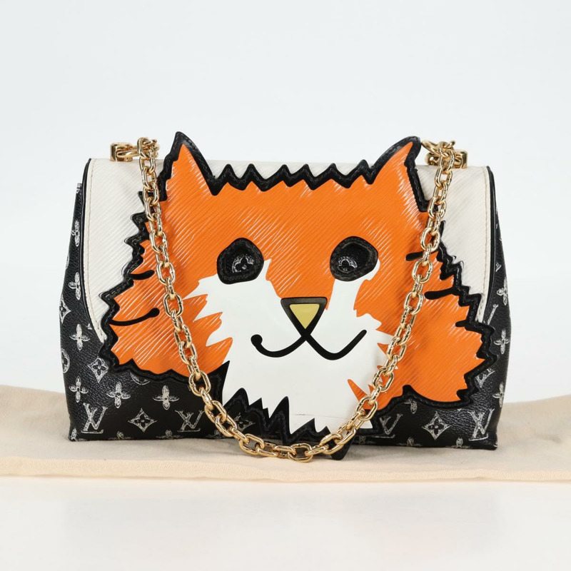 【日本直送】路易威登 Catgram 貓咪圖案單肩包 黑色 M52935 LV 正品 130472SM-11