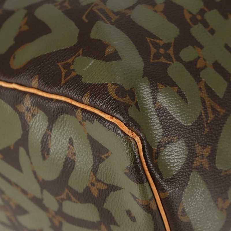 【日本直送】路易威登 Monogram Graffiti Keepall 50 波士頓包 卡其色 M92196 正品 129961SAV-9