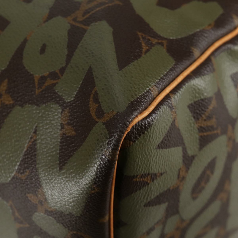 【日本直送】路易威登 Monogram Graffiti Keepall 50 波士頓包 卡其色 M92196 正品 129961SAV-15