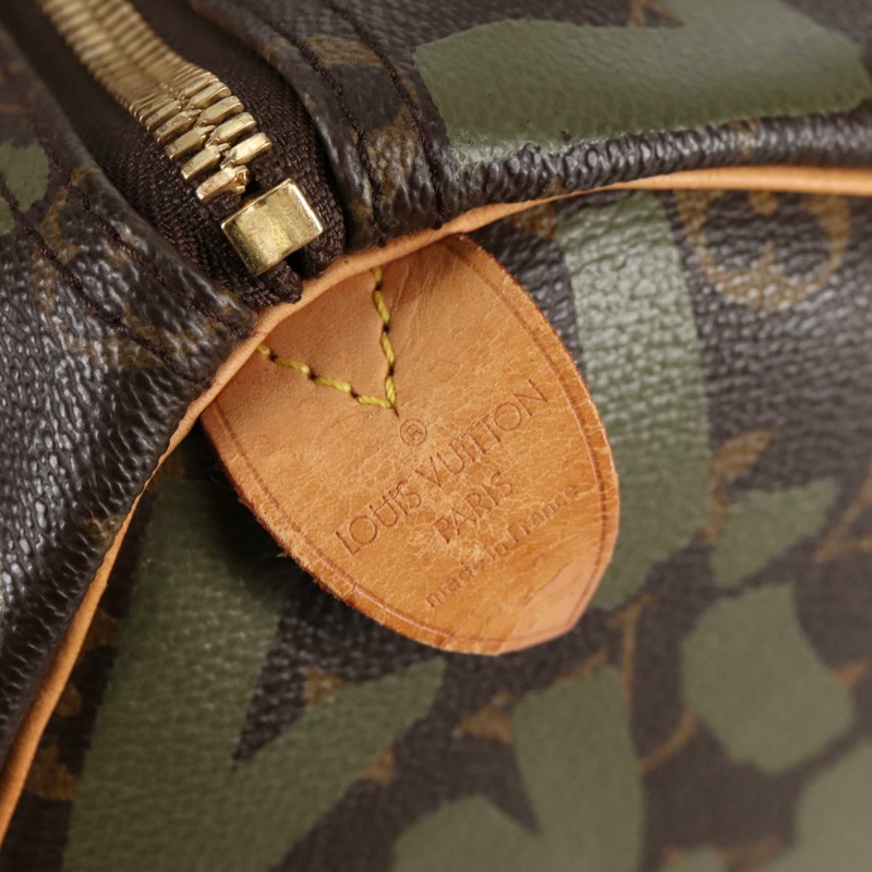 【日本直送】路易威登 Monogram Graffiti Keepall 50 波士頓包 卡其色 M92196 正品 129961SAV-17