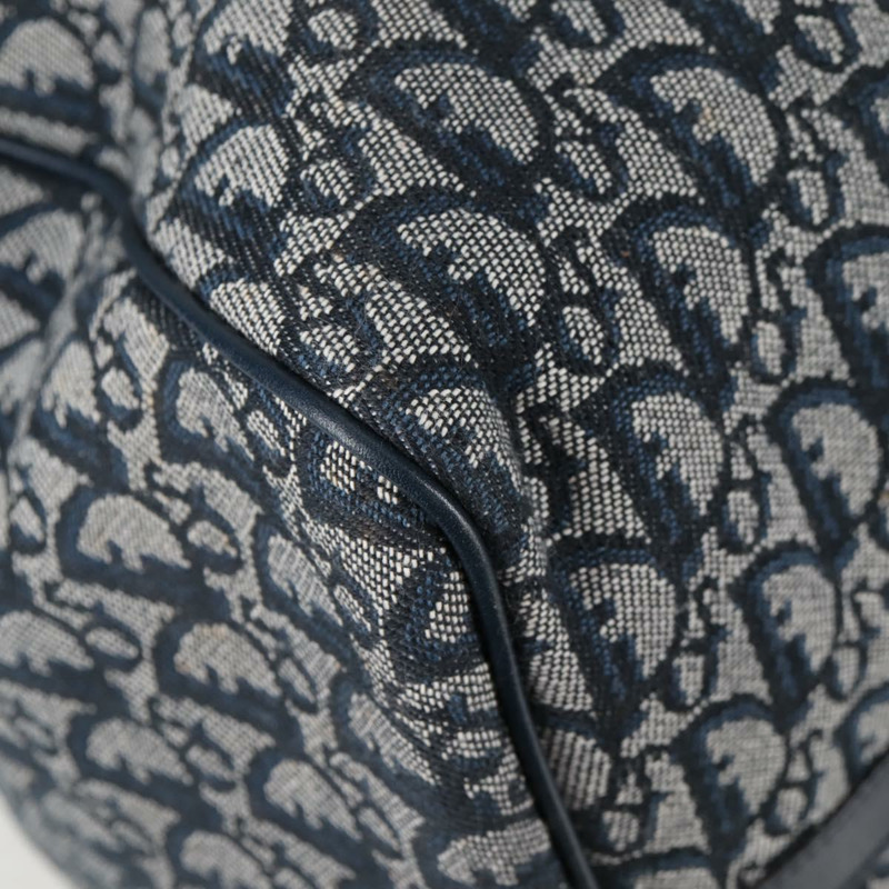 【日本直送】Christian Dior Trotter帆布波士頓包 海軍藍 金色 正品 129964SAV-8