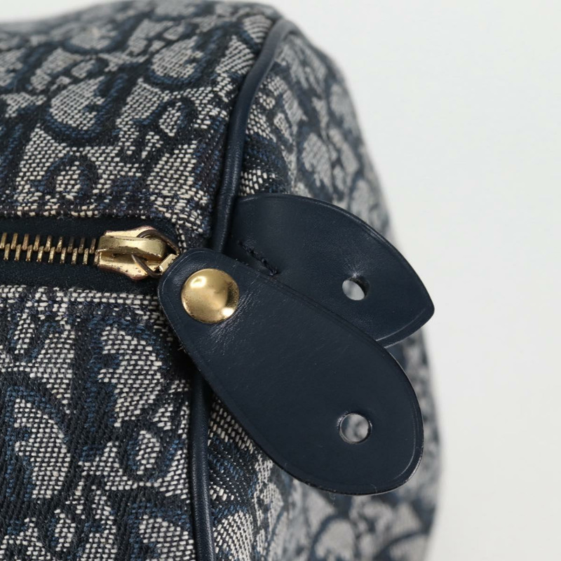 【日本直送】Christian Dior Trotter帆布波士頓包 海軍藍 金色 正品 129964SAV-9