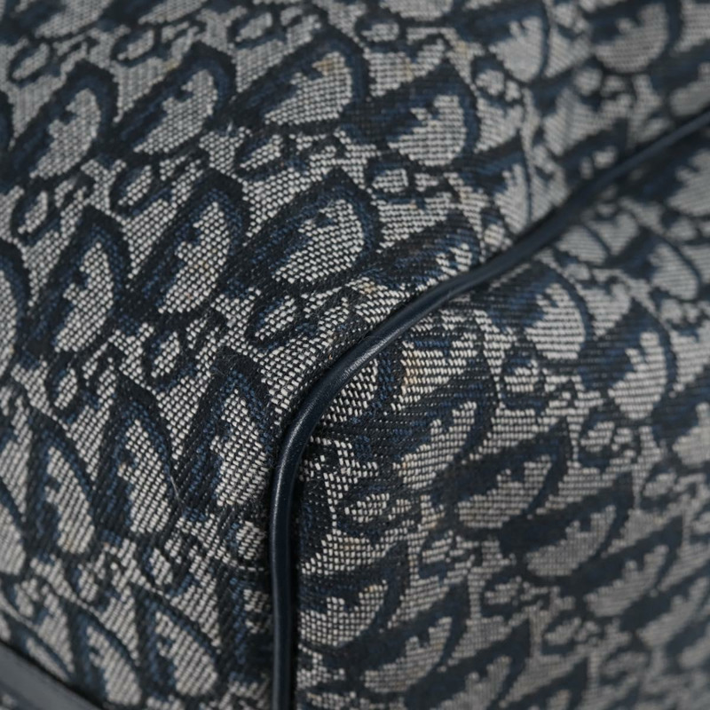 【日本直送】Christian Dior Trotter帆布波士頓包 海軍藍 金色 正品 129964SAV-15