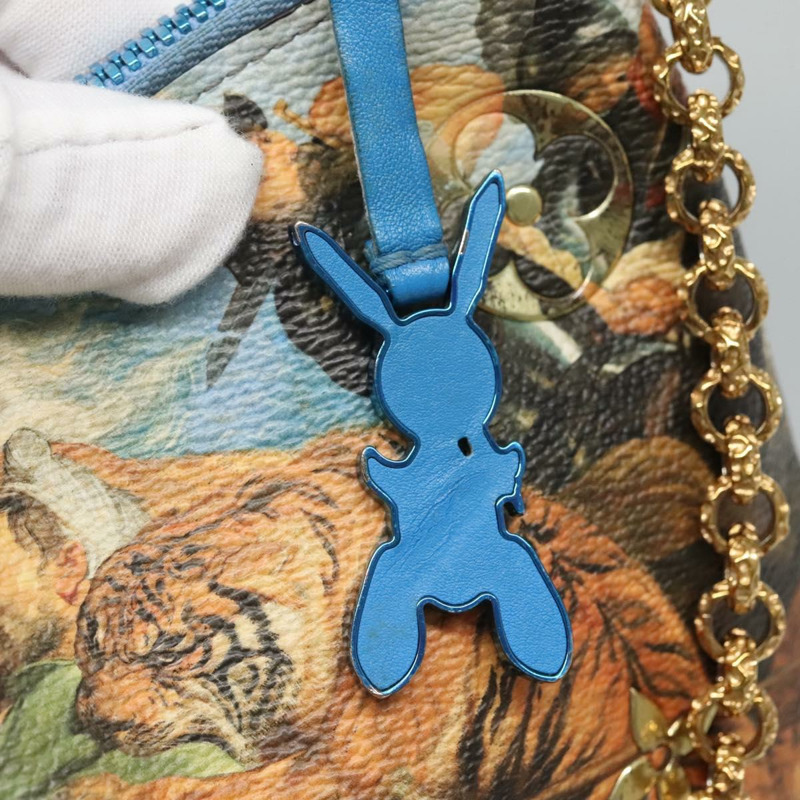 【日本直送】路易威登 Celty Pochette Plat Pouch Koons Rubens M64617 LV Auth 132960SAM-8