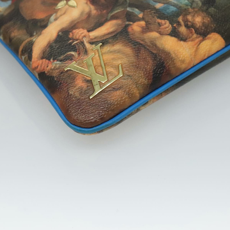 【日本直送】路易威登 Celty Pochette Plat Pouch Koons Rubens M64617 LV Auth 132960SAM-17