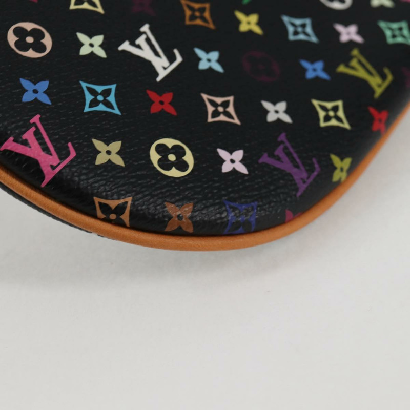 【日本直送】路易威登 Monogram Multicolor Pochette GM 手拿包 黑色 M60030 LV 正品 133668SAV-14