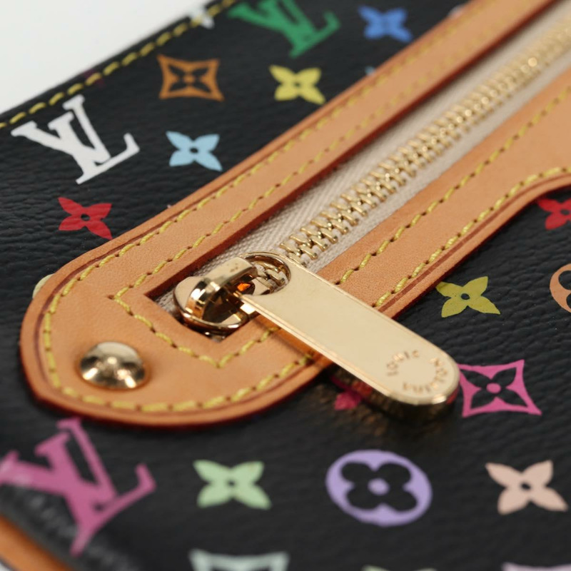 【日本直送】路易威登 Monogram Multicolor Pochette GM 手拿包 黑色 M60030 LV 正品 133668SAV-17