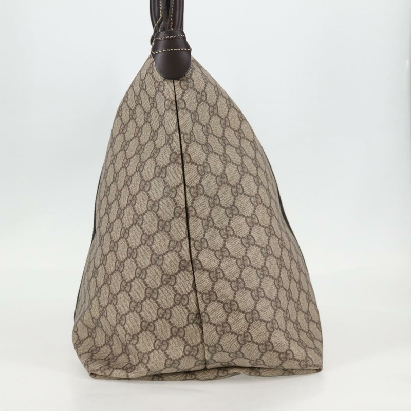 【日本直送】GUCCI GG Supreme 手提包 PVC 棕金色 201482 正品 ki5870V-3