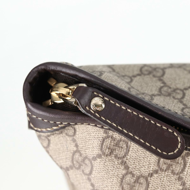 【日本直送】GUCCI GG Supreme 手提包 PVC 棕金色 201482 正品 ki5870V-9