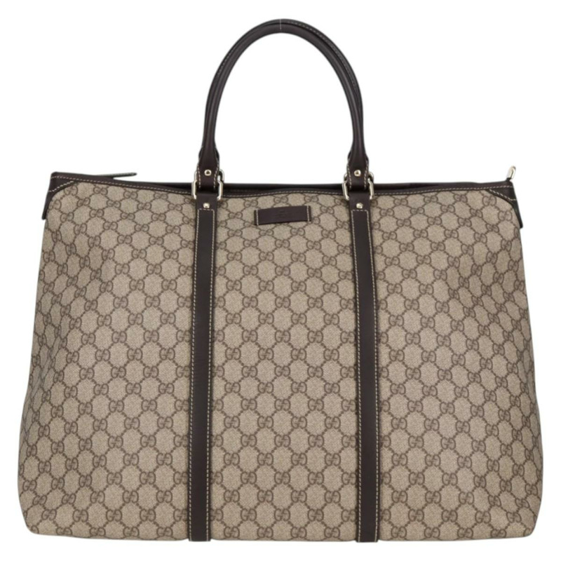 【日本直送】GUCCI GG Supreme 手提包 PVC 棕金色 201482 正品 ki5870V-12