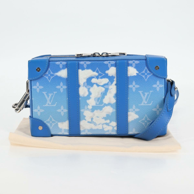 【日本直送】路易威登 Monogram Clouds 軟旅行箱錢包包 藍色 M45432 LV 正品 135581SAM-11