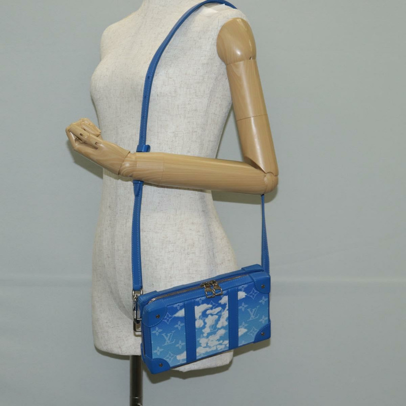 【日本直送】路易威登 Monogram Clouds 軟旅行箱錢包包 藍色 M45432 LV 正品 135581SAM-23