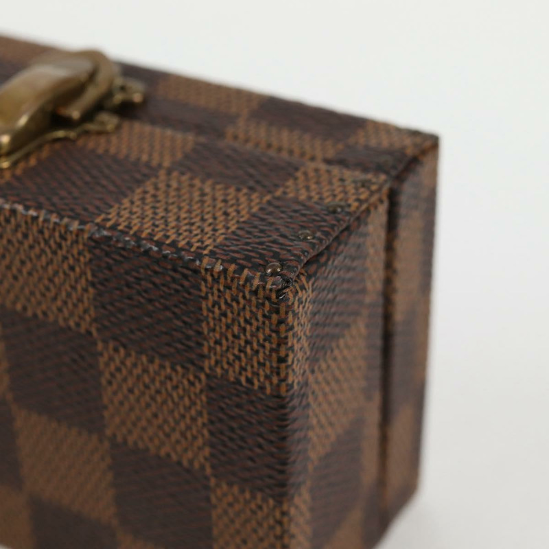 【日本直送】路易威登 Damier Ebene 腕錶盒配件盒 LV 正品 135442SV-15